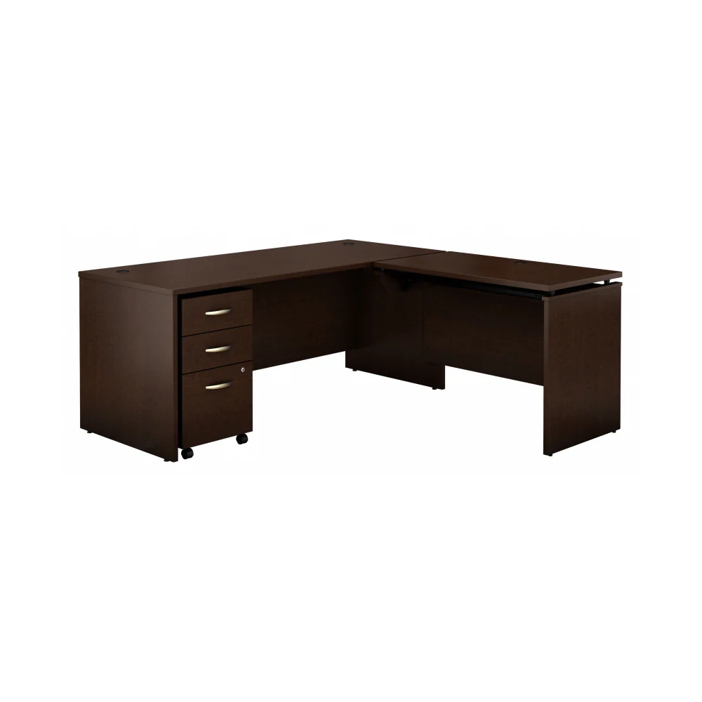 Series C 72W x 30D 3 Position Sit to Stand L Shaped Desk with Mobile File Cabinet - Image 11
