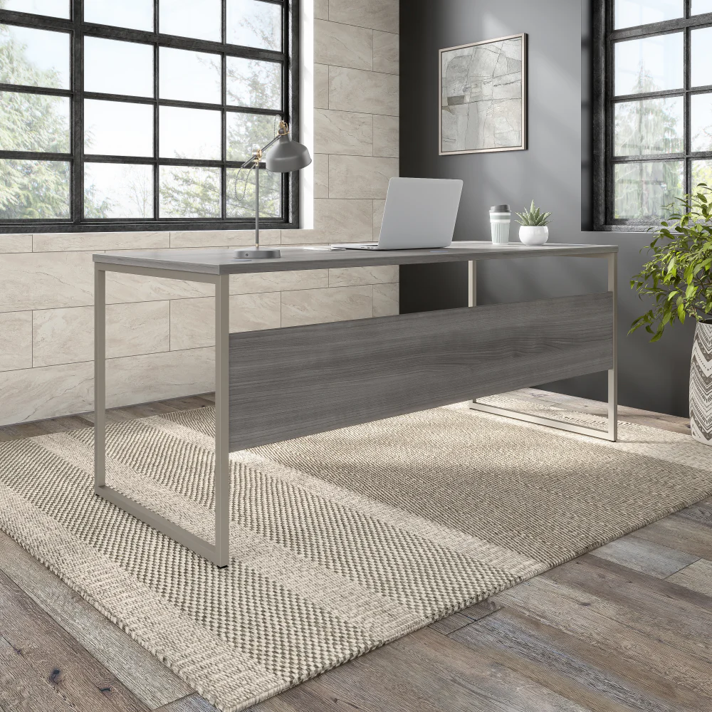 Hybrid 72W x 30D Computer Table Desk with Metal Legs - Image 14