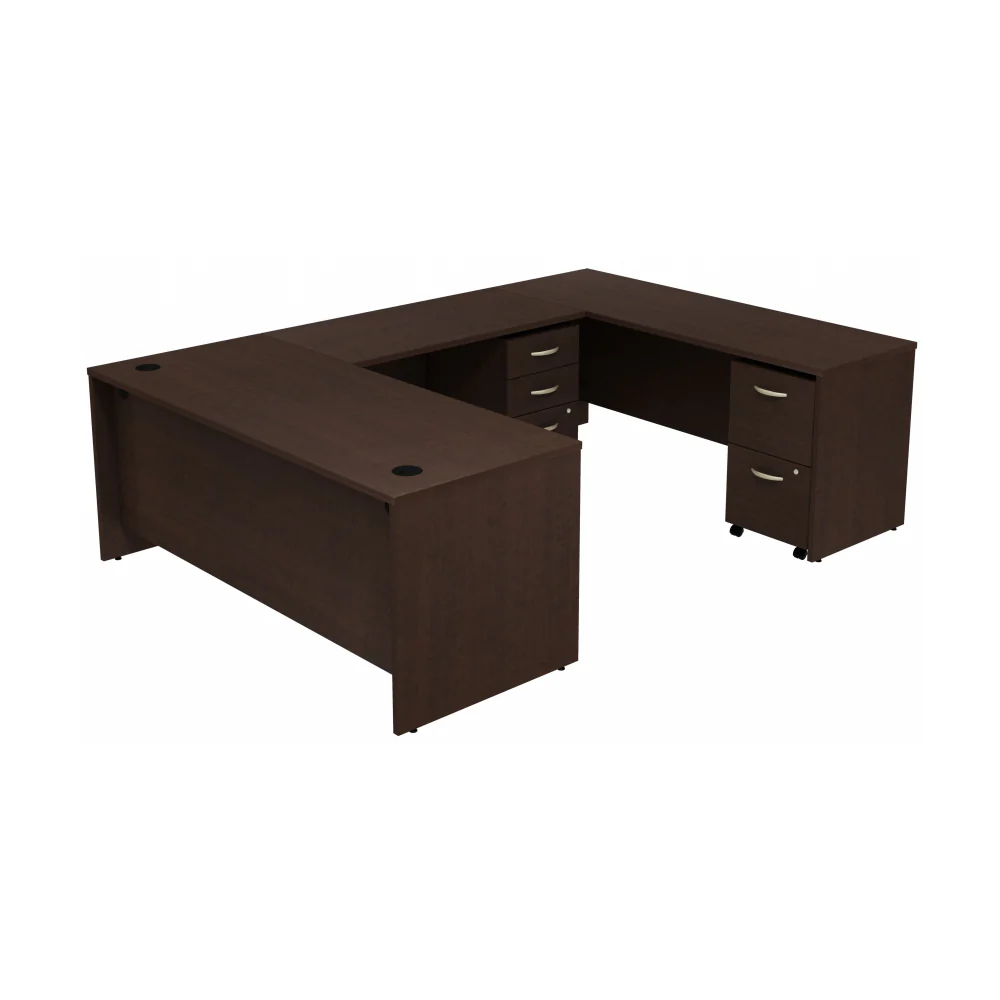 Series C U Shaped Desk with 2 Mobile Pedestals - Image 9