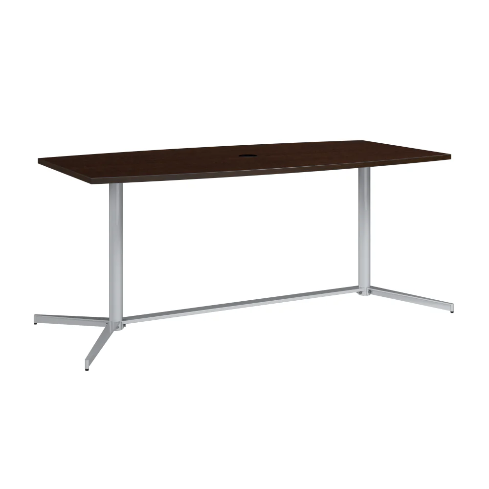 72-inch Office Conference Table with Metal Base