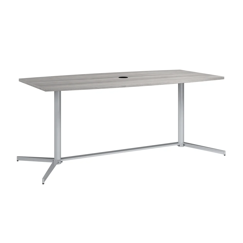 72-inch Office Conference Table with Metal Base - Image 11