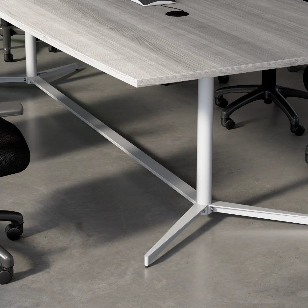 72-inch Office Conference Table with Metal Base - Image 14
