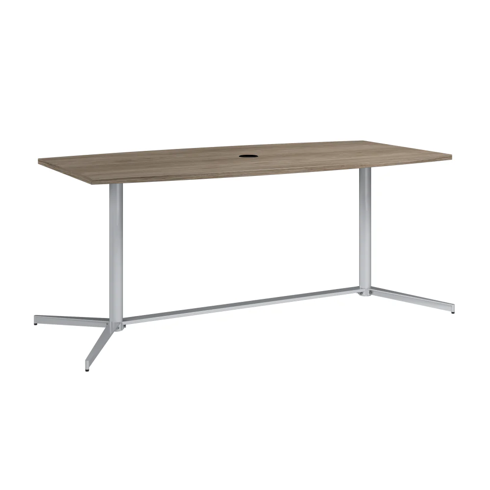 72-inch Office Conference Table with Metal Base - Image 16