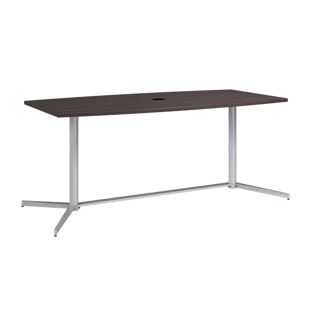 72-inch Office Conference Table with Metal Base - Image 21