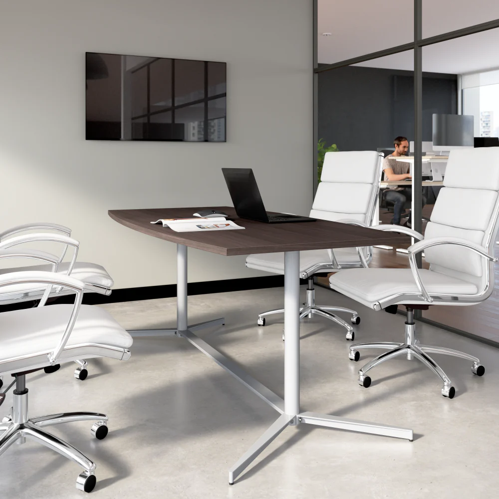 72-inch Office Conference Table with Metal Base - Image 22
