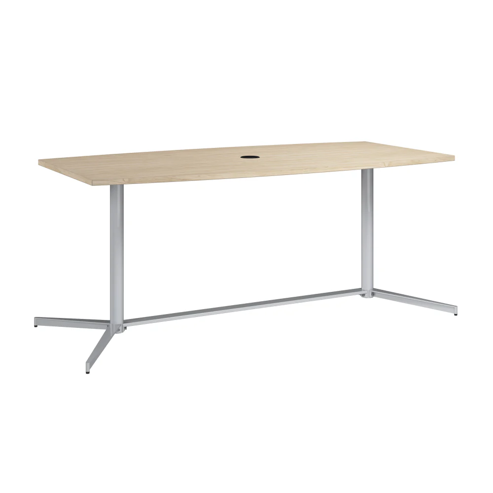 72-inch Office Conference Table with Metal Base - Image 36