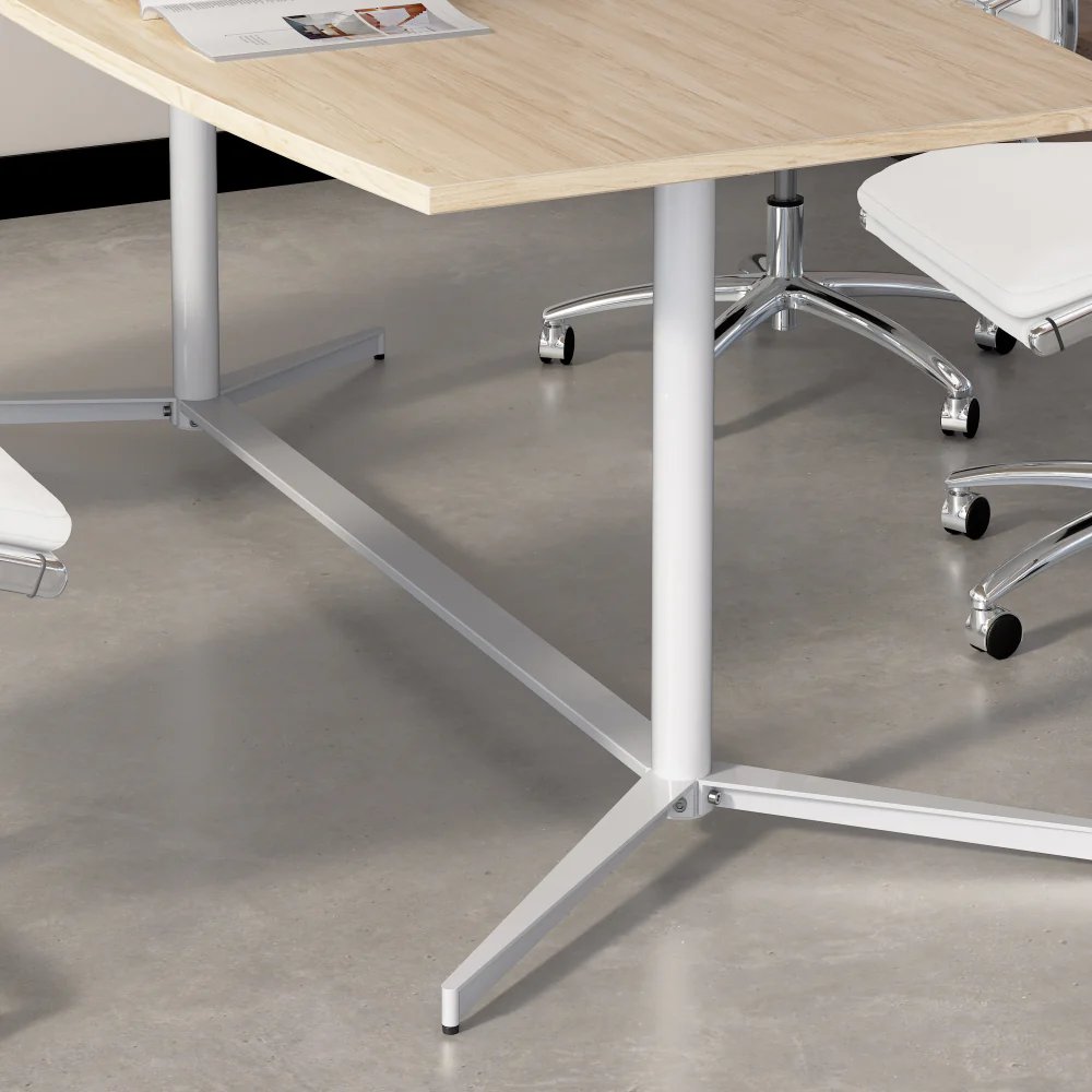 72-inch Office Conference Table with Metal Base - Image 40