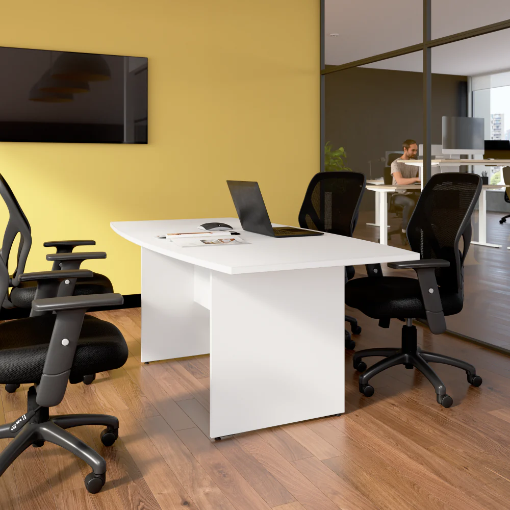 72-inch Office Conference Table with Wood Base - Image 14