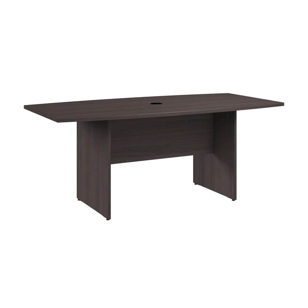 72-inch Office Conference Table with Wood Base - Image 19