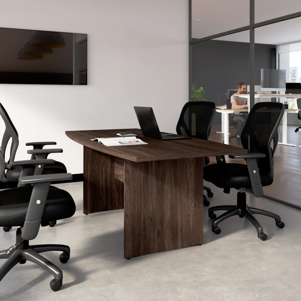 72-inch Office Conference Table with Wood Base - Image 44