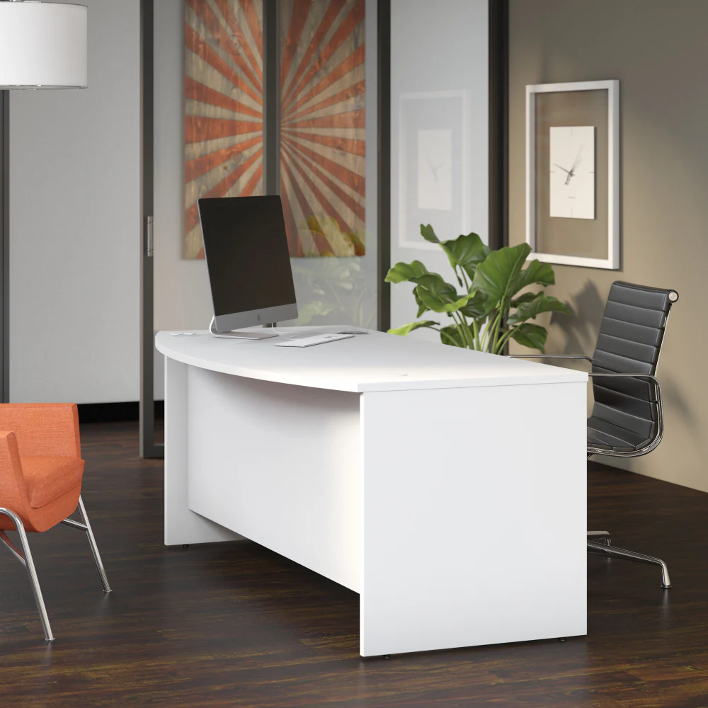 Studio C 72W x 36D Bow Front Desk - Image 10