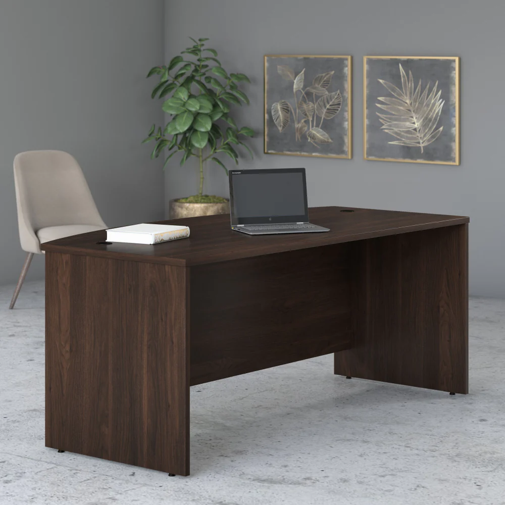 Studio C 72W x 36D Bow Front Desk - Image 26