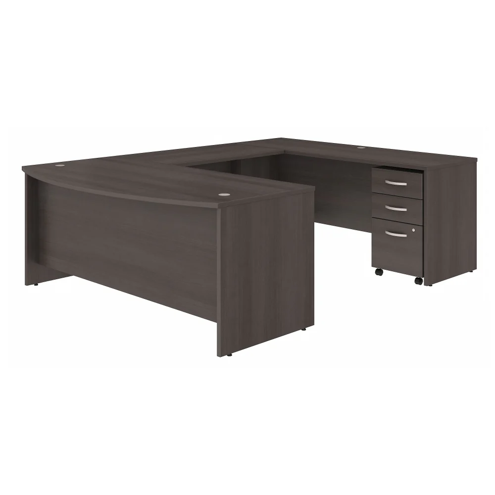 Studio C 72W x 36D U Shaped Desk with Mobile File Cabinet - Image 18