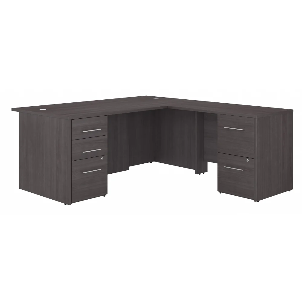 Office 500 72W L Shaped Executive Desk with Drawers - Image 13