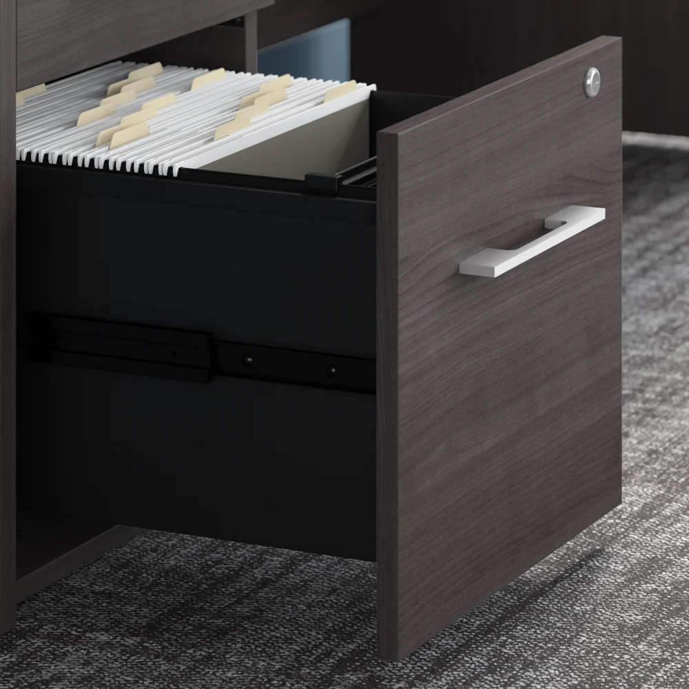 Office 500 72W U Shaped Executive Desk with Drawers - Image 4