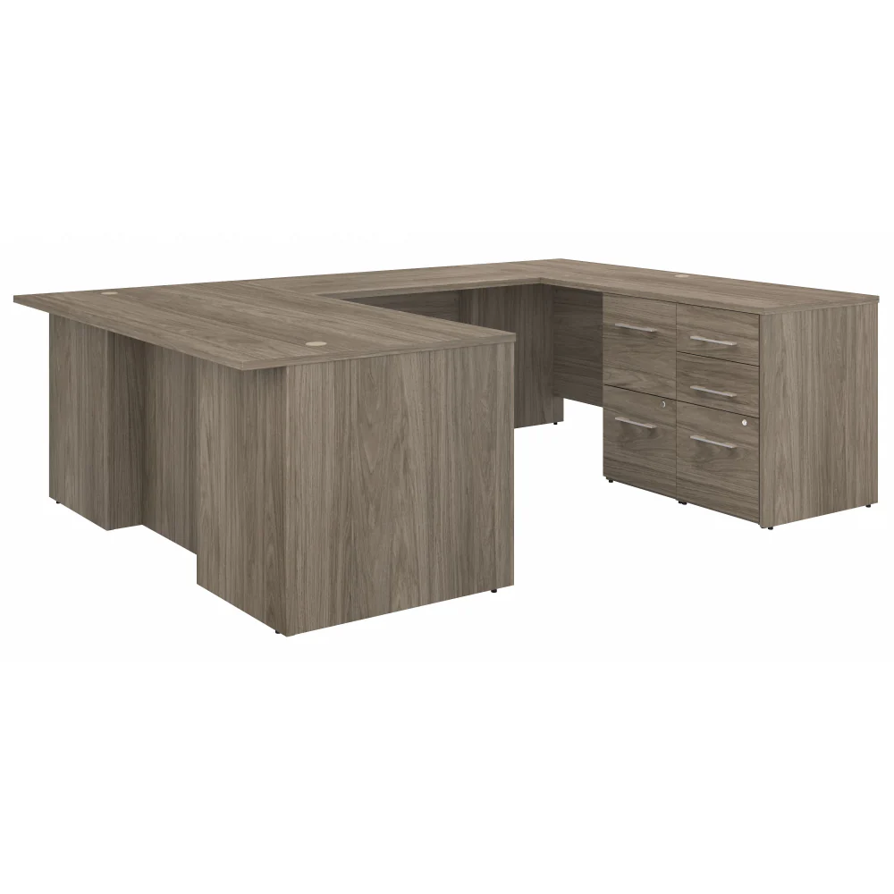 Office 500 72W U Shaped Executive Desk with Drawers - Image 6
