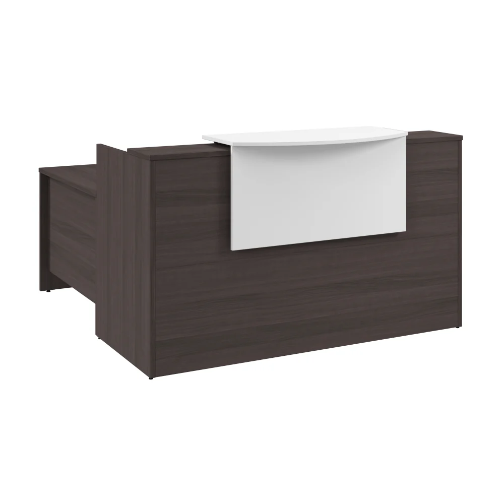 Arrive 72W x 72D L Shaped Reception Desk with Counter - Image 12