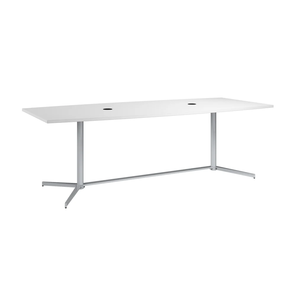 96-inch Office Conference Table with Metal Base - Image 11