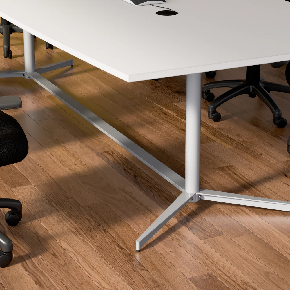 96-inch Office Conference Table with Metal Base - Image 14