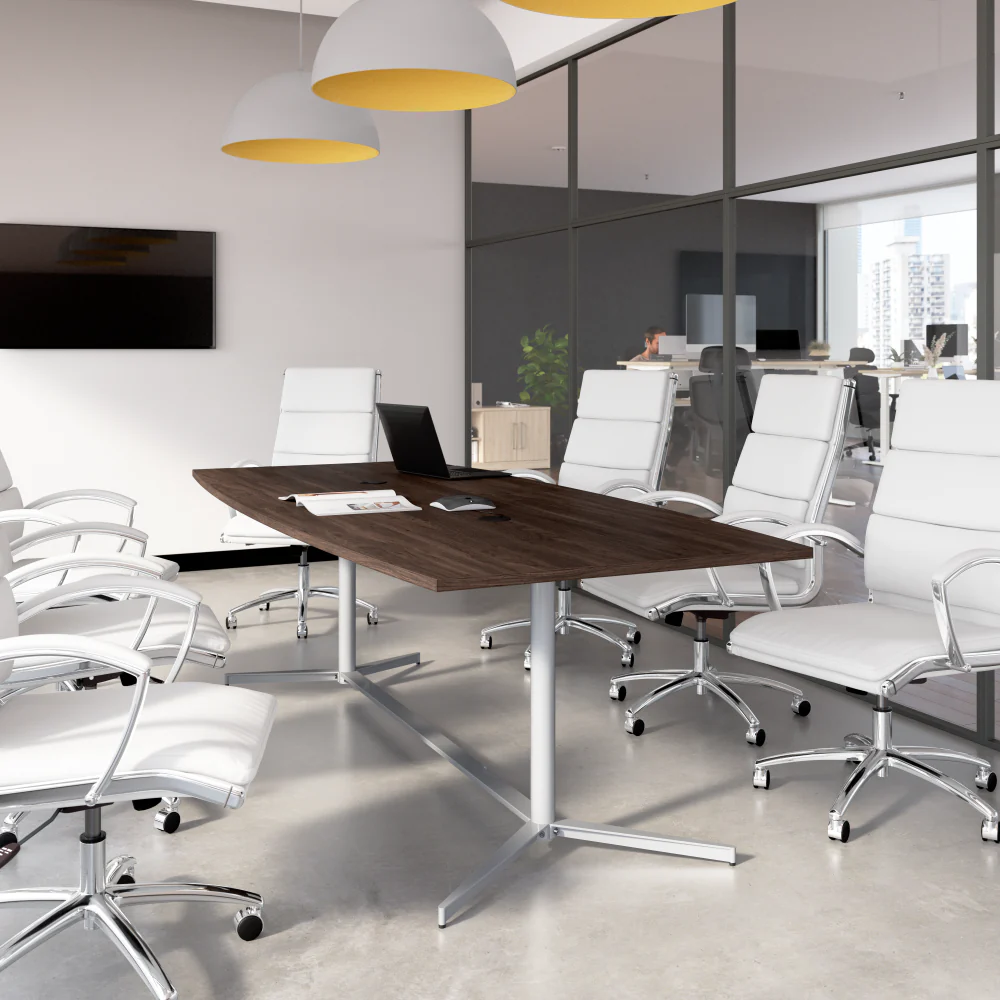 96-inch Office Conference Table with Metal Base - Image 22