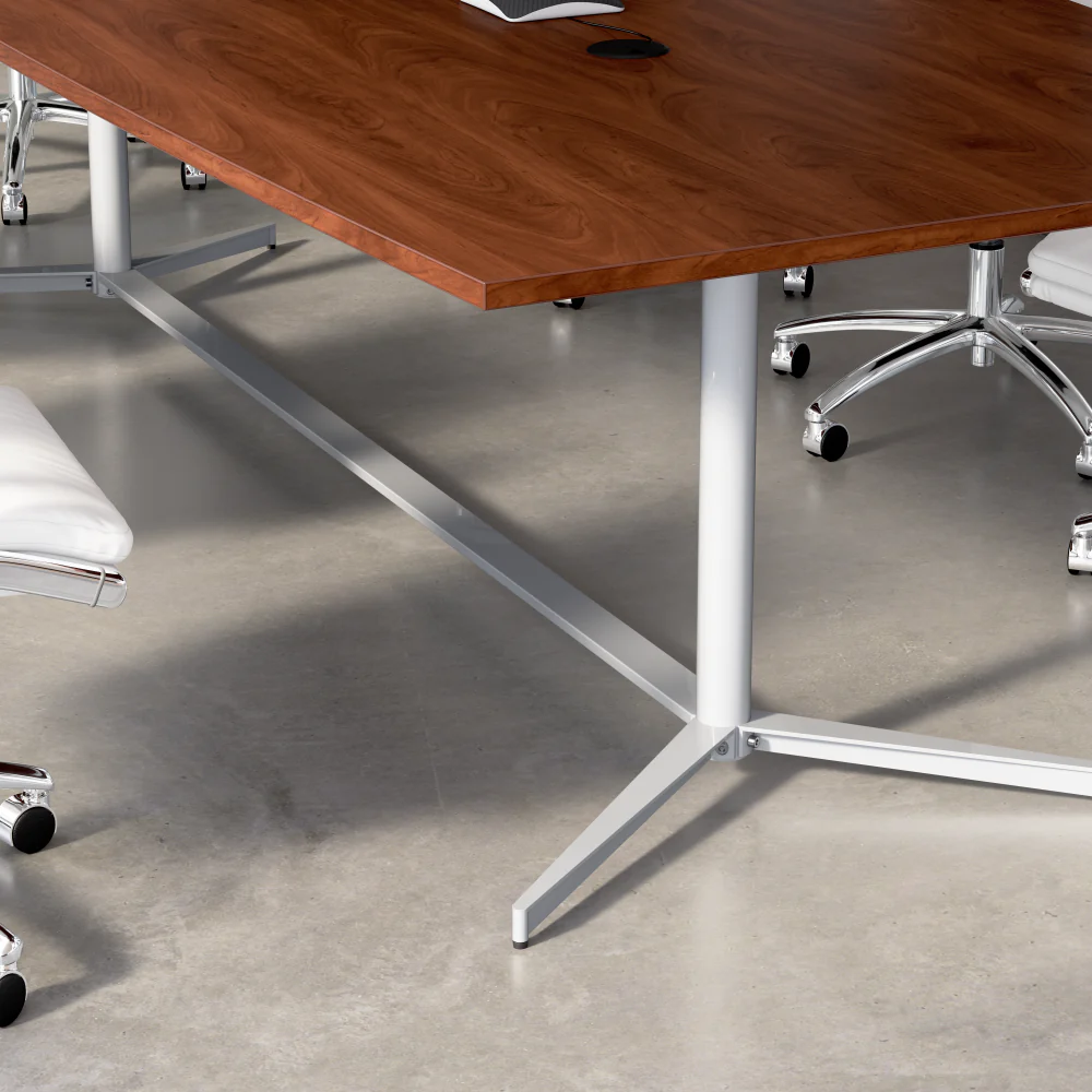 96-inch Office Conference Table with Metal Base - Image 29