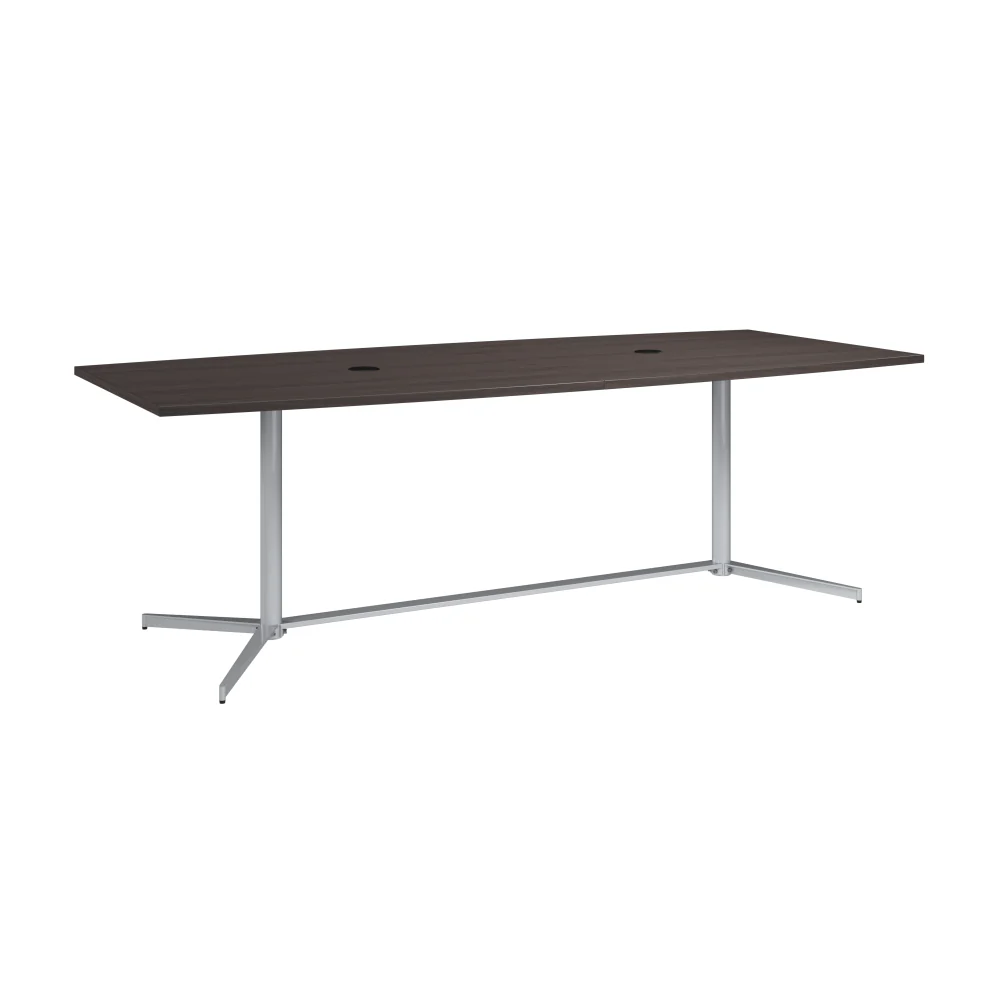 96-inch Office Conference Table with Metal Base - Image 6