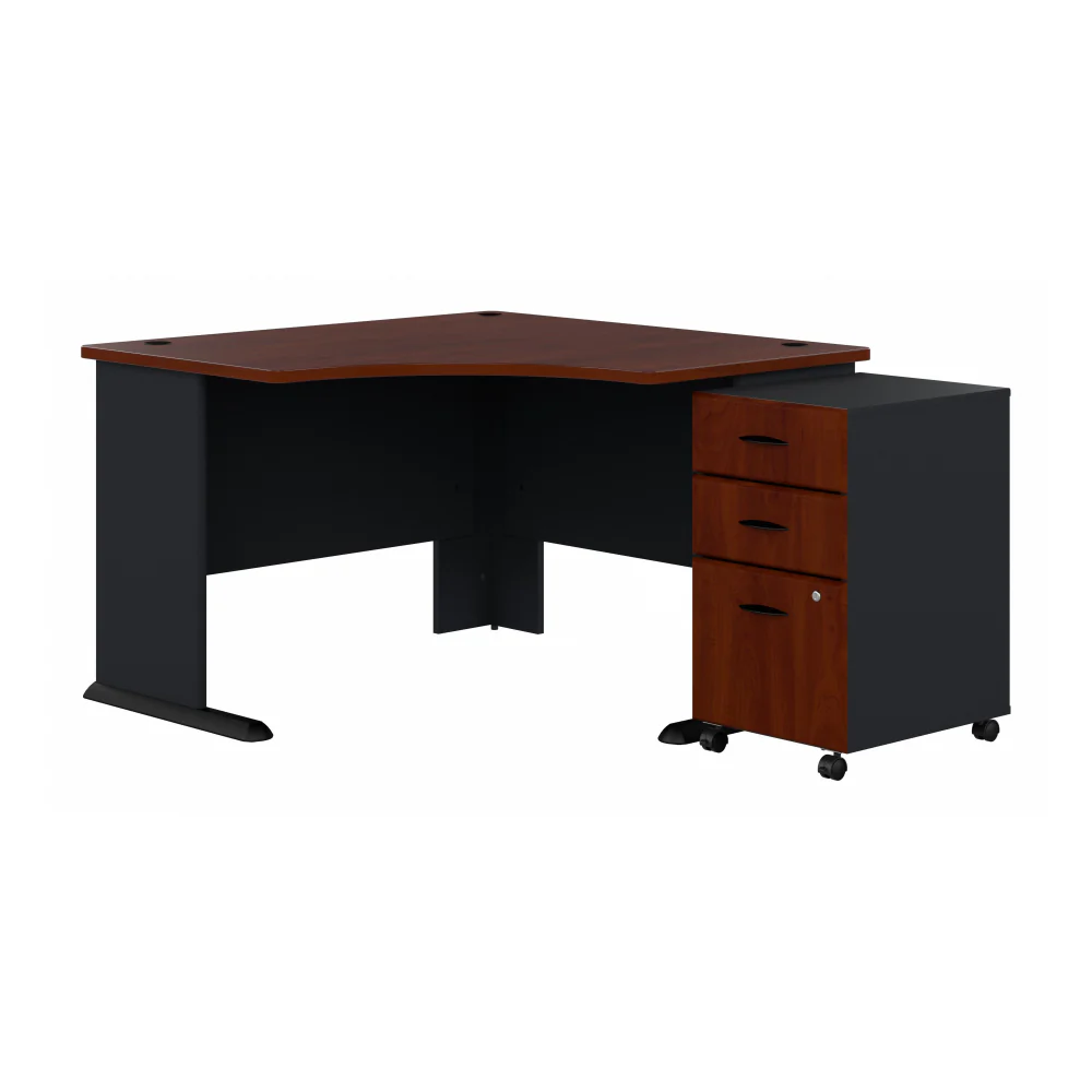 Series A 48W Corner Desk with Mobile File Cabinet - Image 13