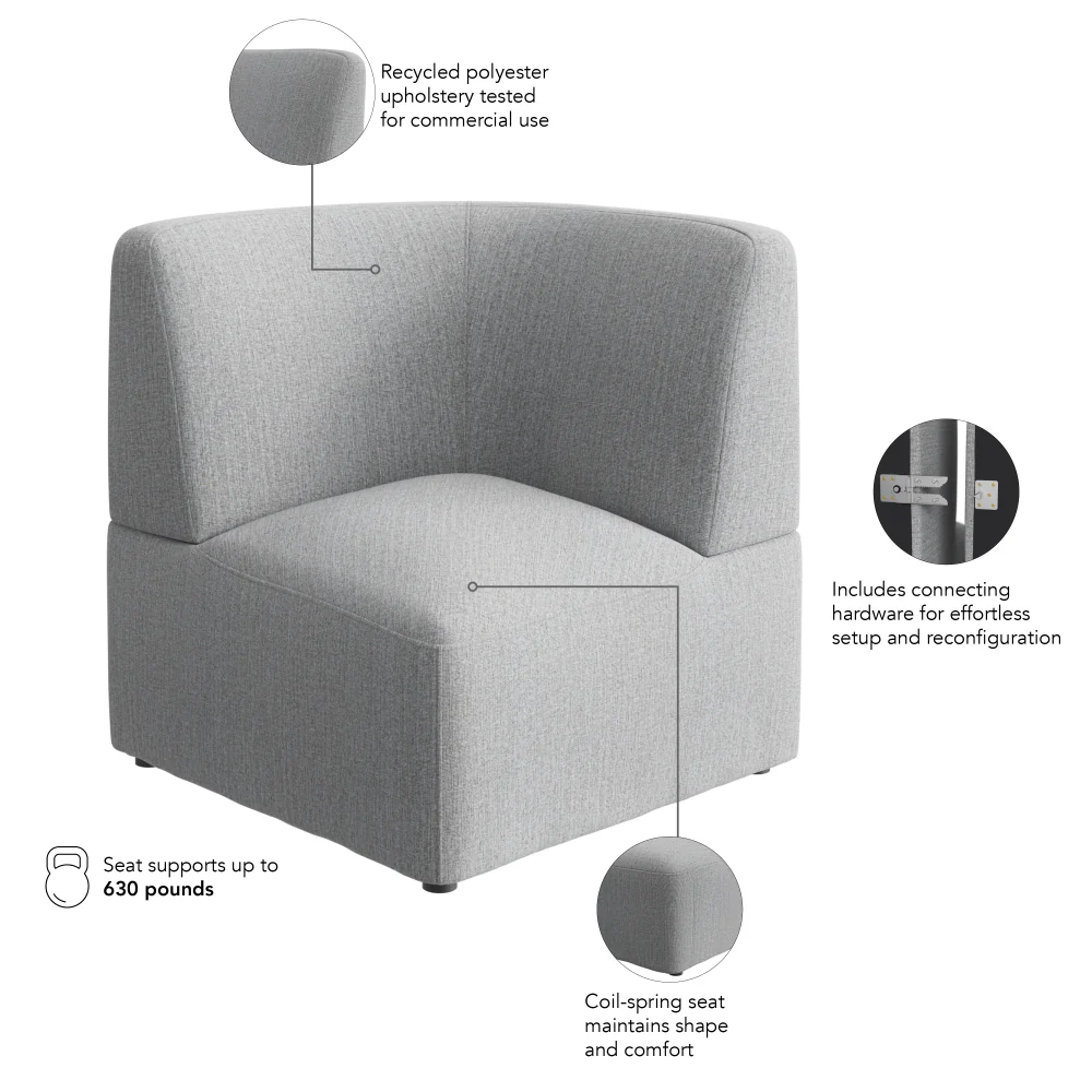 Assemble Modular Corner Lounge Chair - Image 7