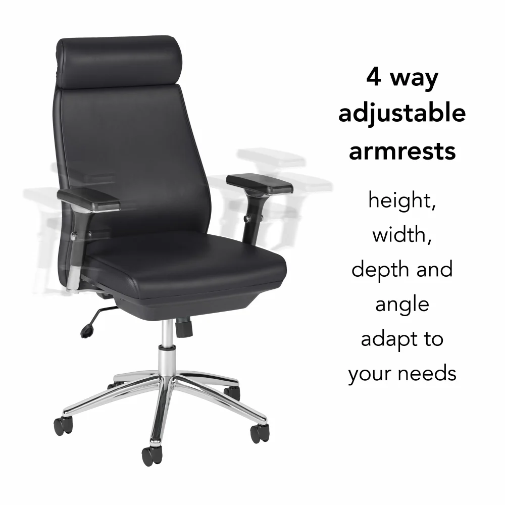 Metropolis High Back Leather Executive Office Chair - Image 8