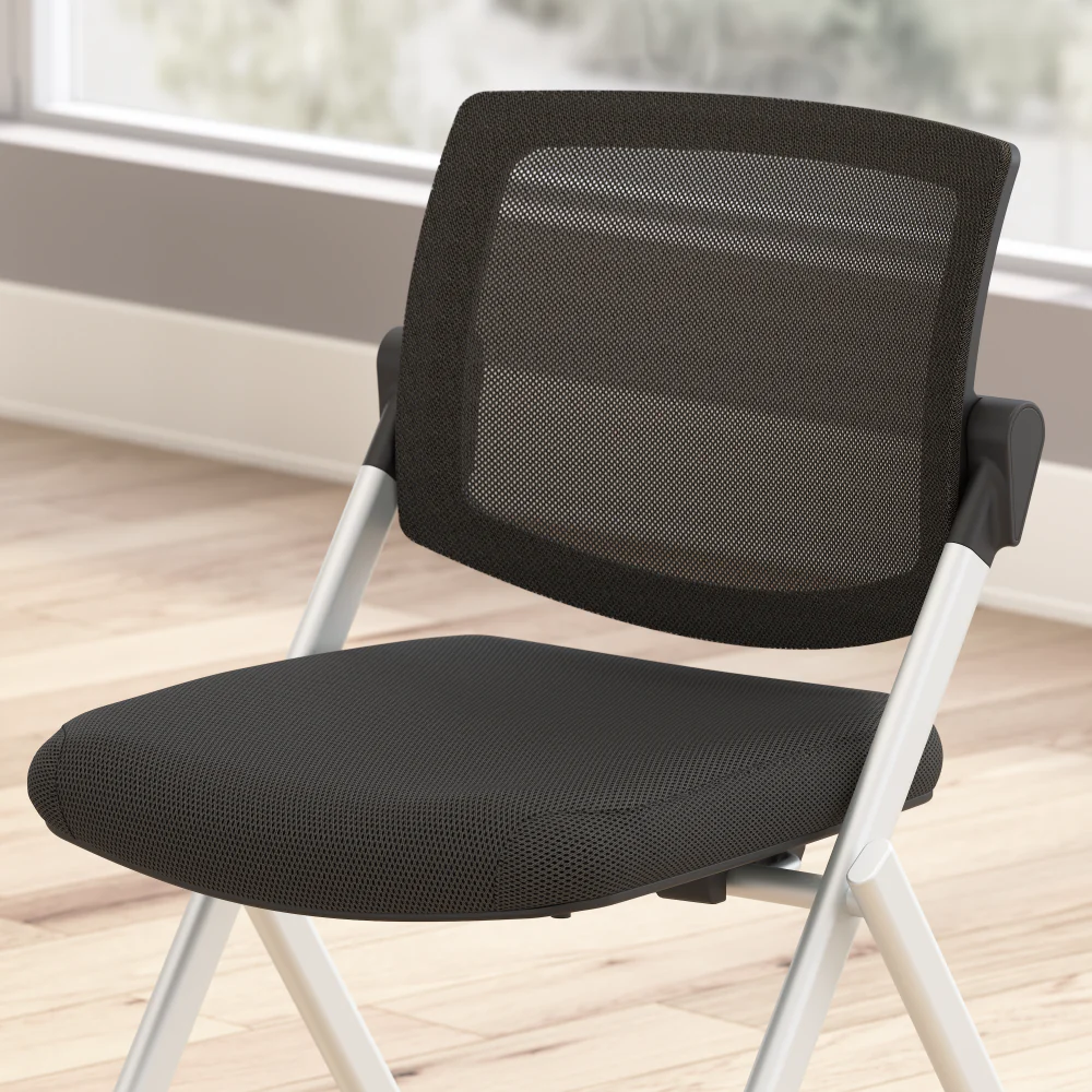 Envision Mesh Back Folding Chairs - Set of 2 - Image 5