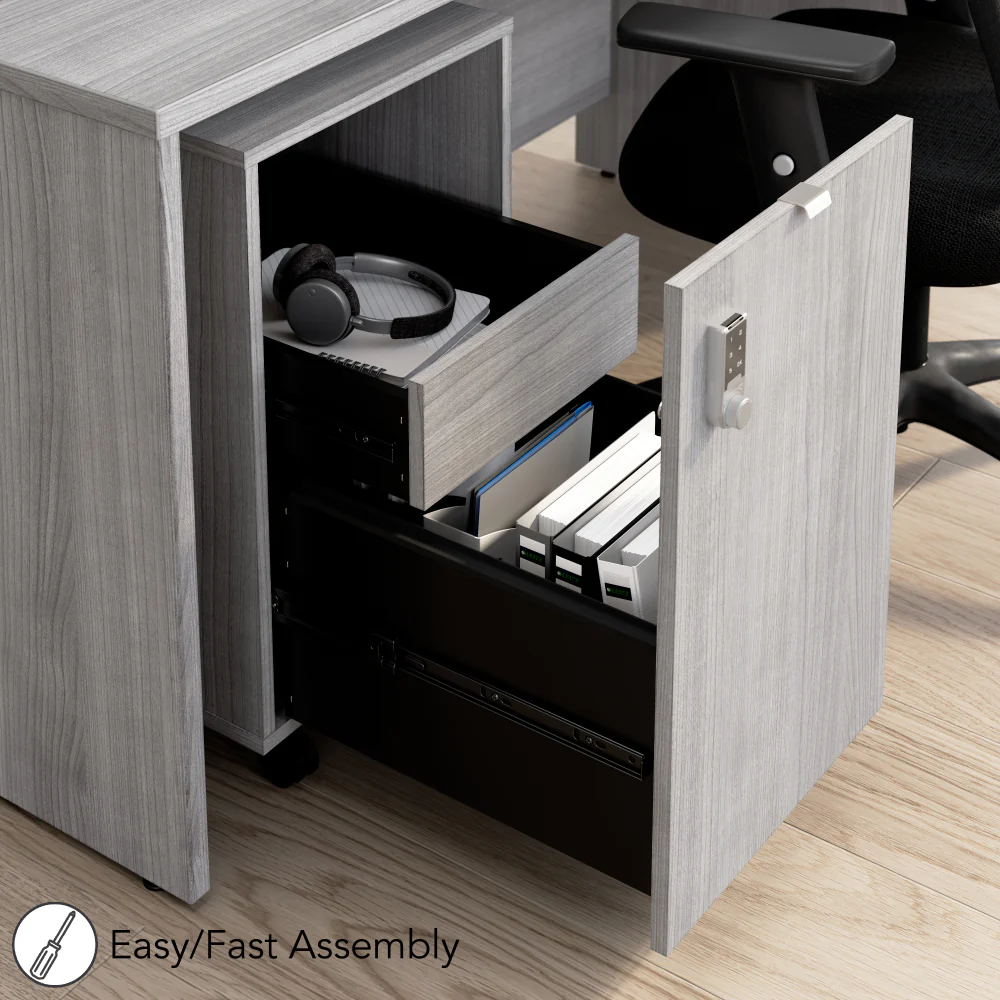 Assure Mobile File Cabinet with Drawers and Keypad Lock - Image 17