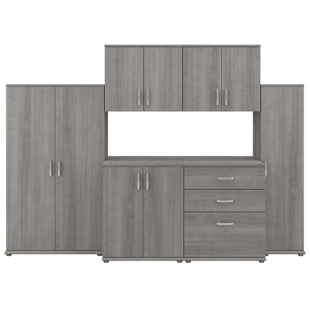 Universal 108W 6 Piece Modular Storage Set with Floor and Wall Cabinets - Image 13