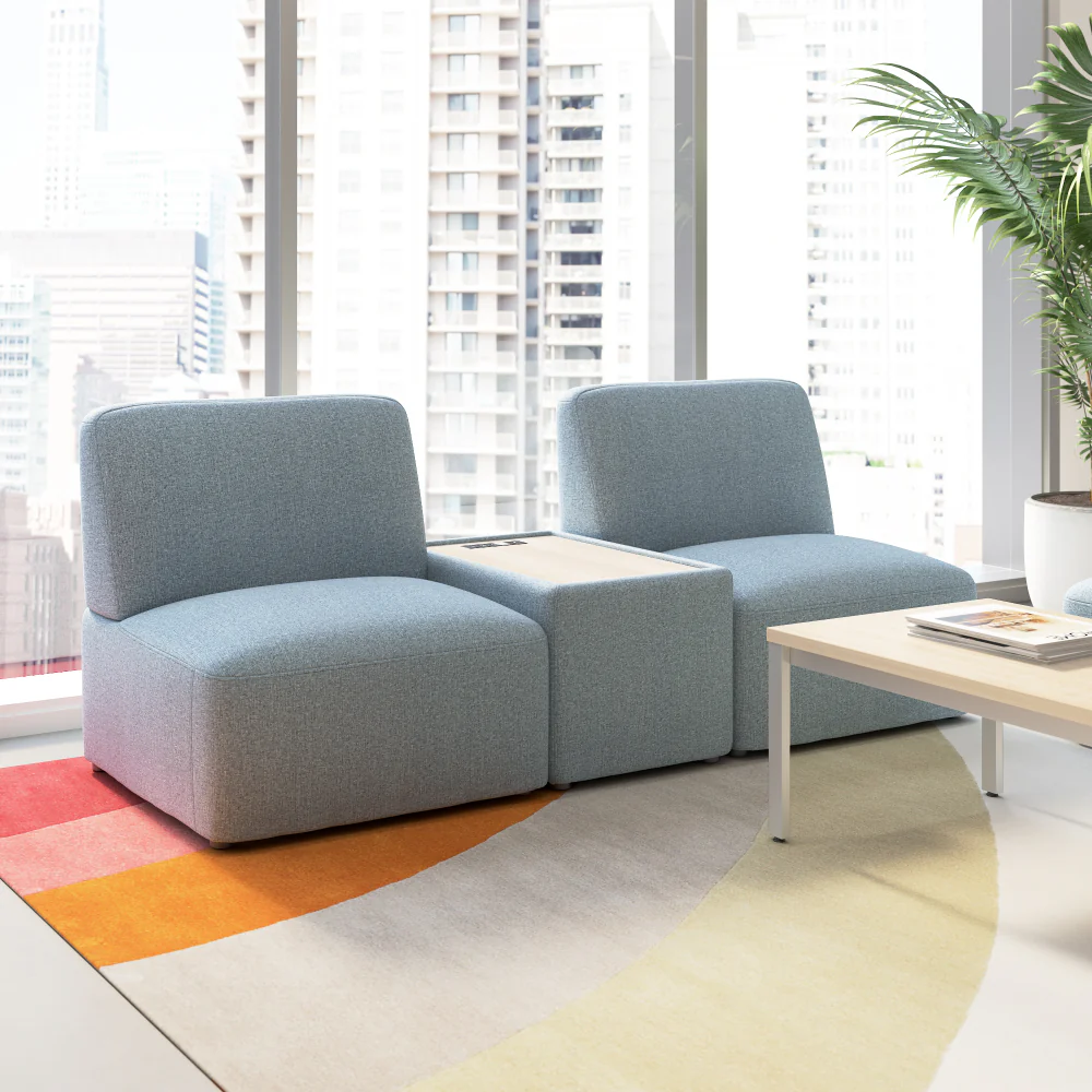 Assemble Modular 2 Seater Sectional with Charging Station - Image 16