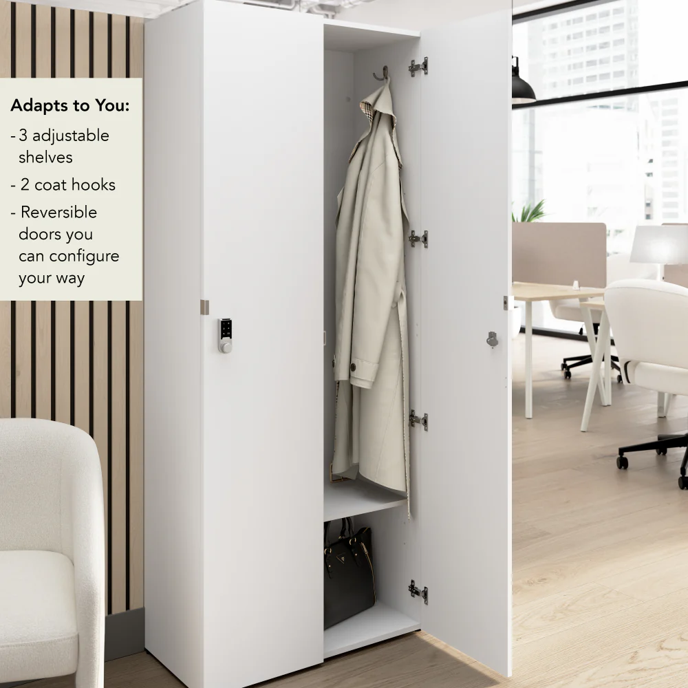 Assure Single Tier 2 Door Storage Locker with Keypad Locks - Image 17