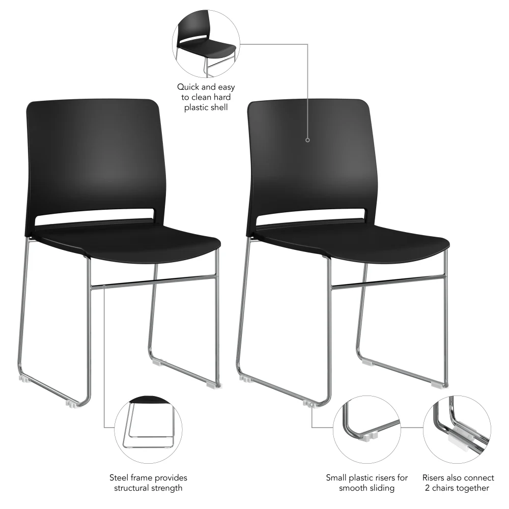 Envision Stackable Chairs - Set of 2 - Image 6