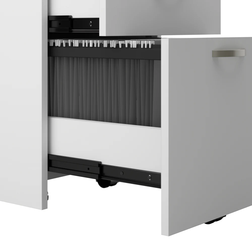 Office in an Hour Cubicle Storage with Cabinet, Drawers, Paper Tray, and Pencil Holder - Image 17