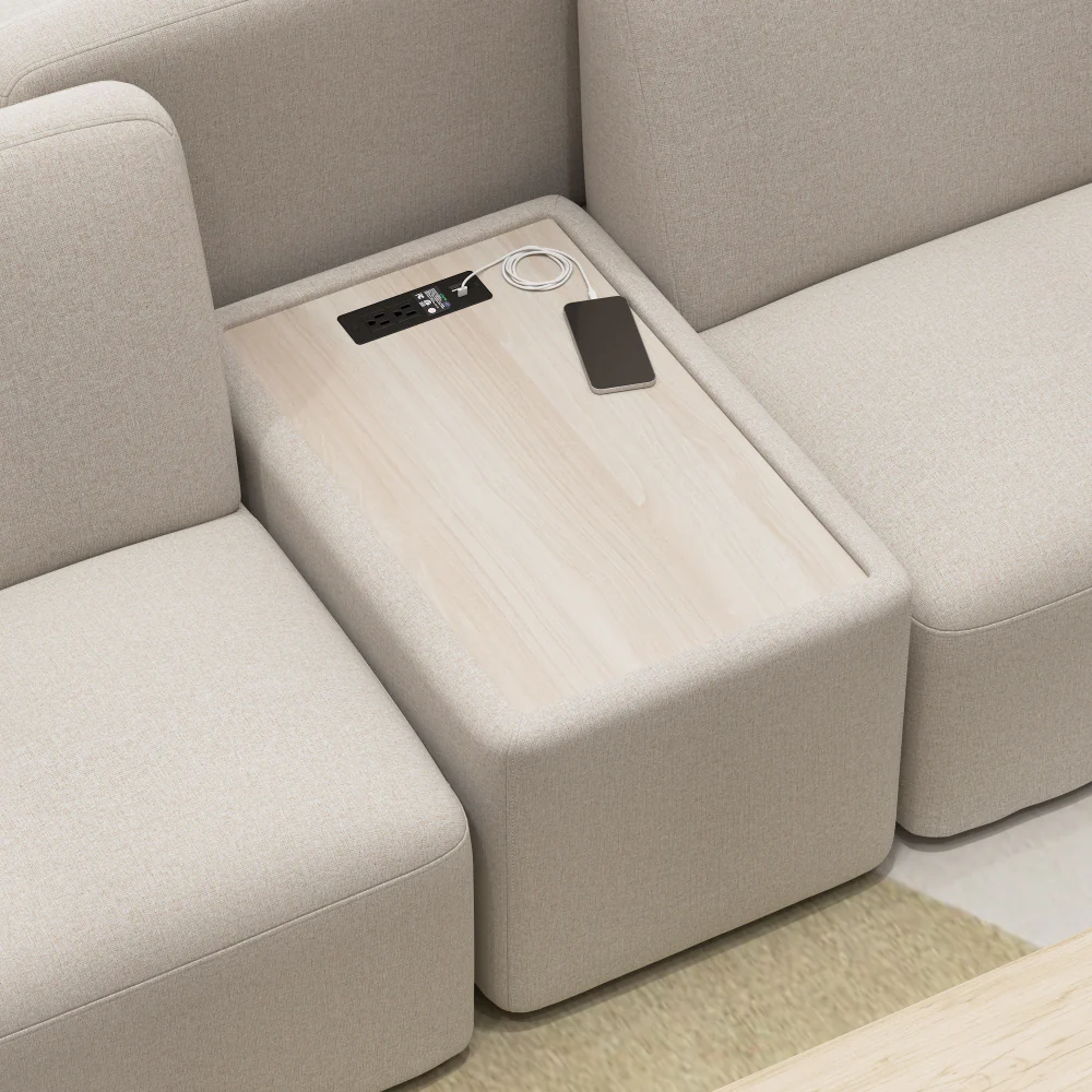 Assemble Modular Side Table with Charging Station - Image 16