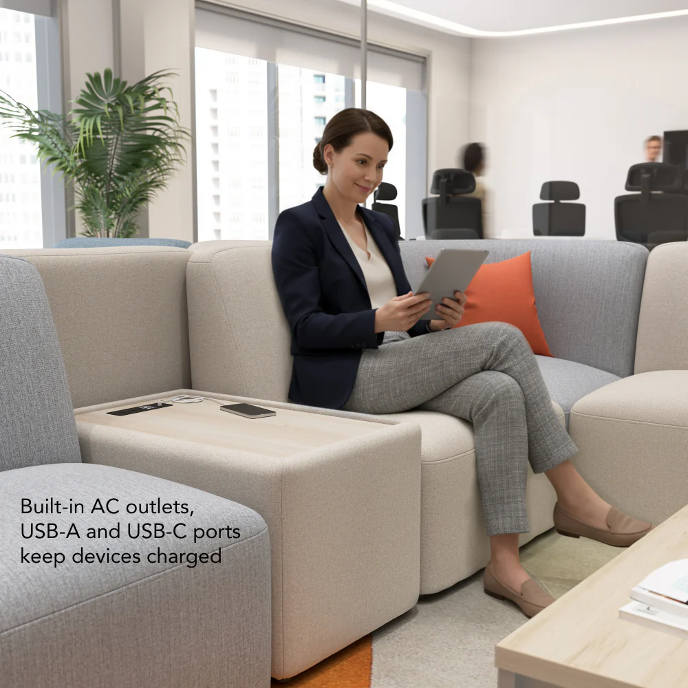 Assemble Modular Side Table with Charging Station - Image 20