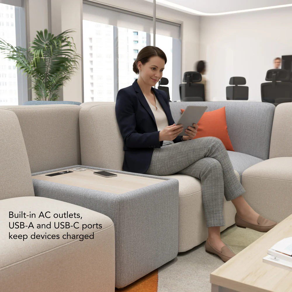 Assemble Modular Side Table with Charging Station - Image 6