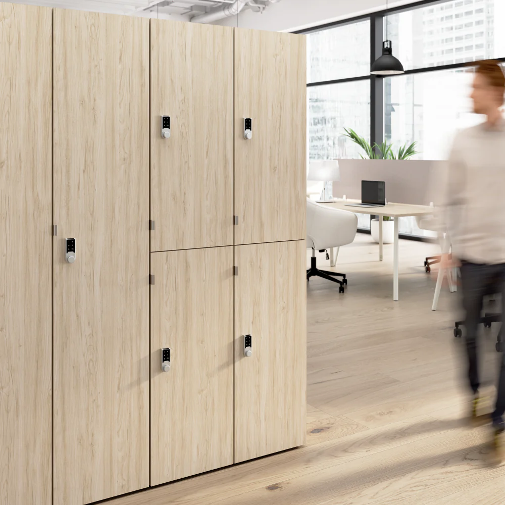 Assure Two Tier 4 Door Storage Lockers with Keypad Locks - Image 5