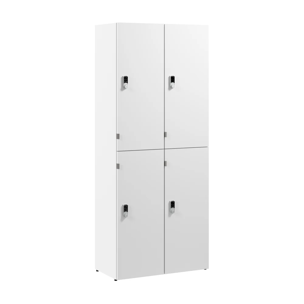 Assure Two Tier 4 Door Storage Lockers with Keypad Locks - Image 7