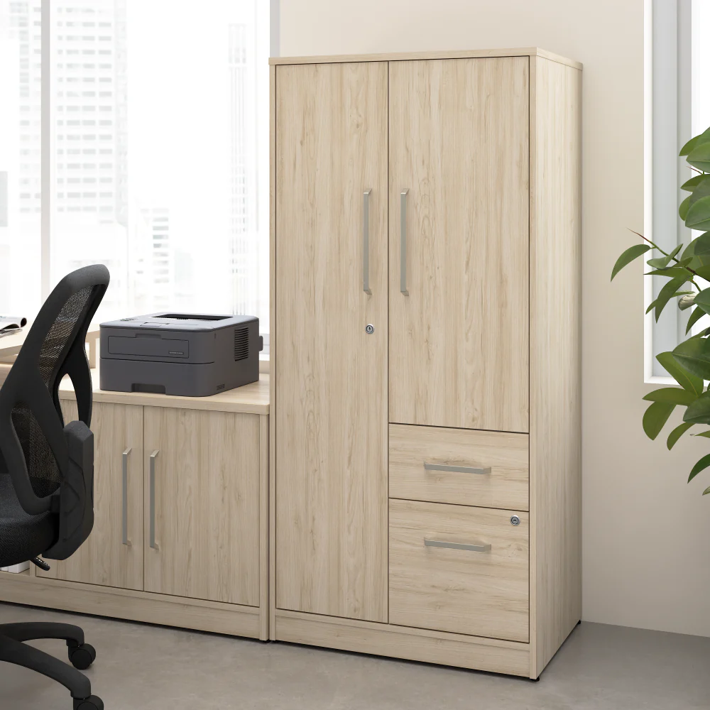Vista Wardrobe Cabinet with Drawers - Image 8